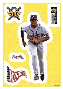 1997 Collector's Choice Stickums #2 Andruw Jones NM-MT  Atlanta Braves 