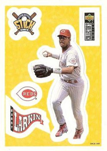 1997 Collector's Choice Stickums #11 Barry Larkin NM-MT  Cincinnati Reds 
