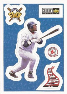 1997 Collector's Choice Stickums #27 Mo Vaughn NM-MT  Boston Red Sox 