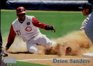 1998 Topps Stadium Club #225 Deion Sanders NM-MT Cincinnati Reds 