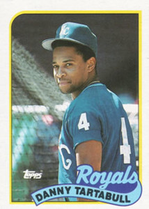 1989 Topps #275 Danny Tartabull UER NM-MT Kansas City Royals 