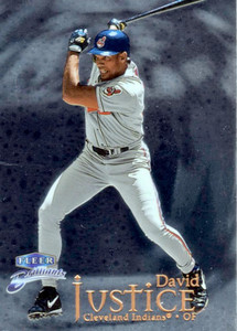 1999 Fleer Brilliants #96 David Justice NM-MT  Cleveland Indians 