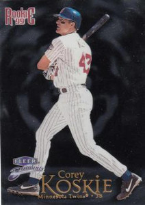 1999 Fleer Brilliants #136 Corey Koskie NM-MT  RC Rookie Minnesota Twins 