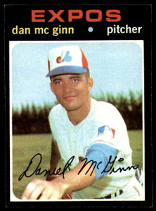1971 Topps #21 Dan McGinn VG Montreal Expos 