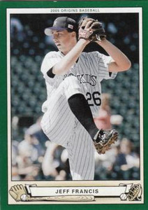 2005 UD Origins #170 Jeff Francis NM-MT  Colorado Rockies 