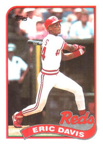 1989 Topps #330 Eric Davis NM-MT Cincinnati Reds 