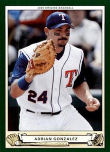 2005 UD Origins #188 Adrian Gonzalez NM-MT  Texas Rangers 
