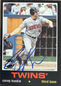 Corey Koskie Autographed 2002 Upper Deck Vintage #101  