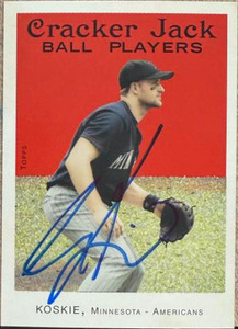 Corey Koskie Autographed 2004 Topps Cracker Jack #115 