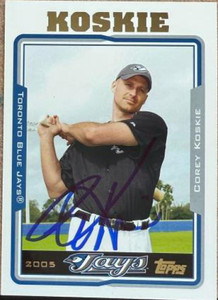 Corey Koskie Autographed 2005 Topps #613