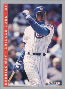 1993 Fleer #21 Derrick May VG Chicago Cubs 