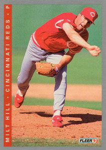 1993 Fleer #36 Milt Hill VG Cincinnati Reds 