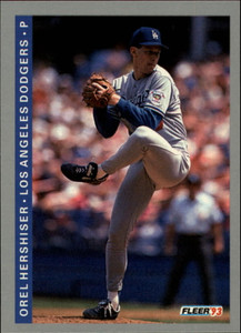 1993 Fleer #63 Orel Hershiser VG Los Angeles Dodgers 
