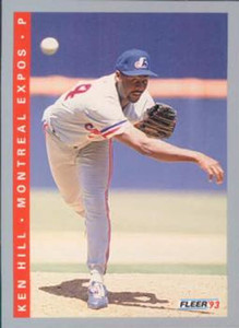 1993 Fleer #76 Ken Hill VG Montreal Expos 