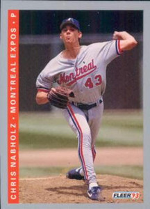 1993 Fleer #78 Chris Nabholz VG Montreal Expos 