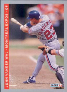 1993 Fleer #80 John Vander Wal UER VG Montreal Expos 
