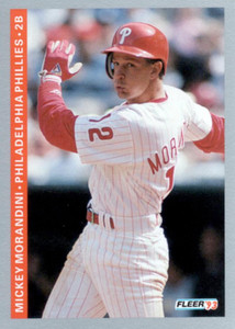 1993 Fleer #105 Mickey Morandini VG Philadelphia Phillies 
