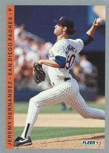 1993 Fleer #140 Jeremy Hernandez VG San Diego Padres 