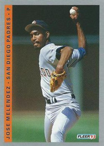 1993 Fleer #144 Jose Melendez VG San Diego Padres 