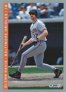 1993 Fleer #164 Glenn Davis VG Baltimore Orioles 