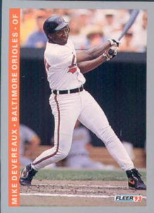 1993 Fleer #165 Mike Devereaux VG Baltimore Orioles 