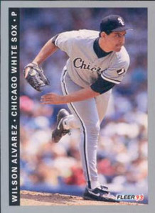 1993 Fleer #199 Wilson Alvarez VG Chicago White Sox 