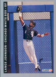 1993 Fleer #204 Lance Johnson VG Chicago White Sox 