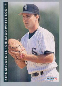 1993 Fleer #206 Kirk McCaskill VG Chicago White Sox 
