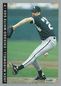 1993 Fleer #207 Jack McDowell VG Chicago White Sox 