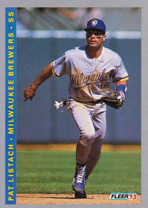 1993 Fleer #253 Pat Listach VG Milwaukee Brewers 