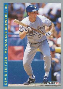 1993 Fleer #256 Kevin Seitzer VG Milwaukee Brewers 