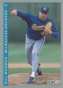 1993 Fleer #259 Bill Wegman VG Milwaukee Brewers 