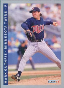 1993 Fleer #265 Mark Guthrie VG Minnesota Twins 
