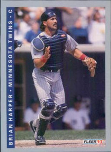 1993 Fleer #266 Brian Harper VG Minnesota Twins 