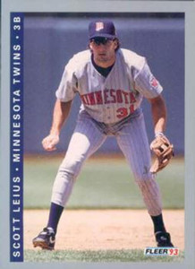 1993 Fleer #270 Scott Leius VG Minnesota Twins 