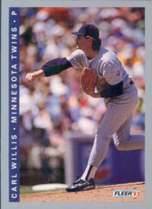 1993 Fleer #275 Carl Willis VG Minnesota Twins 