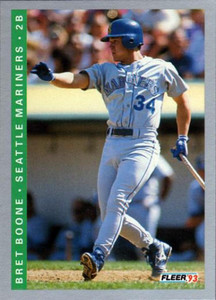 1993 Fleer #304 Bret Boone VG Seattle Mariners 