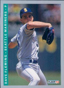 1993 Fleer #306 Dave Fleming VG Seattle Mariners 