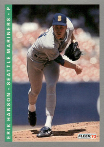 1993 Fleer #308 Erik Hanson VG Seattle Mariners 