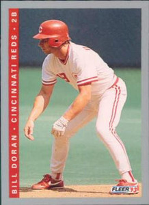 1993 Fleer #390 Bill Doran VG Cincinnati Reds 