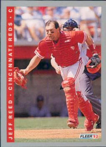 1993 Fleer #397 Jeff Reed VG Cincinnati Reds 