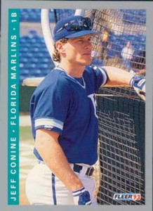 1993 Fleer #423 Jeff Conine VG Florida Marlins 