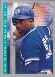 1993 Fleer #431 Nigel Wilson VG Florida Marlins 
