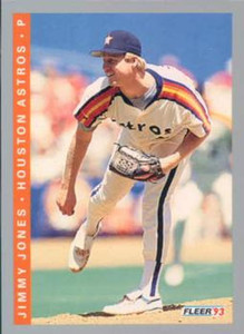 1993 Fleer #437 Jimmy Jones VG Houston Astros 