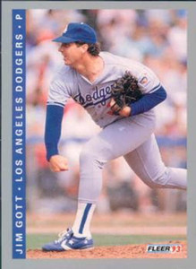 1993 Fleer #447 Jim Gott VG Los Angeles Dodgers 