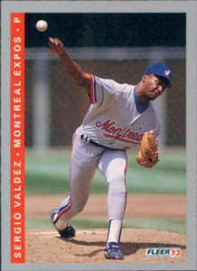 1993 Fleer #465 Sergio Valdez VG Montreal Expos 