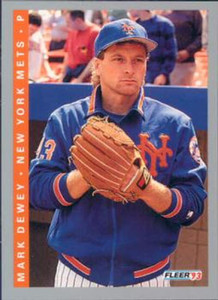 1993 Fleer #468 Mark Dewey VG New York Mets 