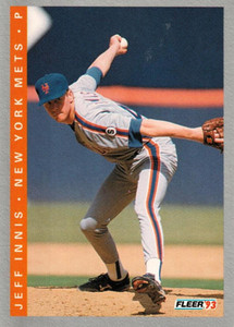 1993 Fleer #476 Jeff Innis VG New York Mets 