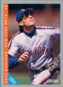 1993 Fleer #477 Dave Magadan VG New York Mets 