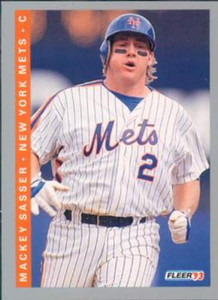 1993 Fleer #480 Mackey Sasser VG New York Mets 